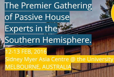 South Pacific Passive House Conference 2016 South Pacific Passive House Conference 2016